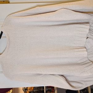 Fabrik Cream open back sweater